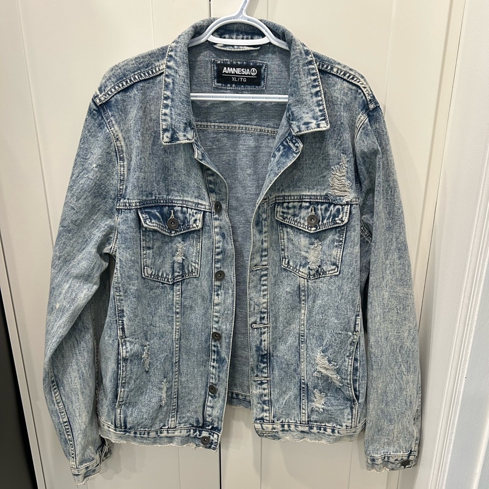 Distressed Denim Jacket